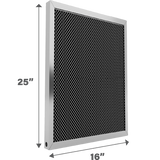 Air-Care 16-In. Wide Permanent Electrostatic Washable 1-In. Deep MERV 8 Air Filter - 16x25x1