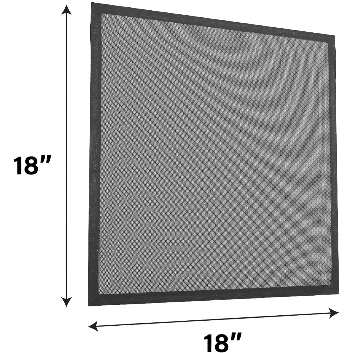 Air-Care 18-In. Wide Flexible Permanent Electrostatic Washable 1-In. Deep MERV 8 Air Filter - 18x18x1