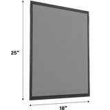 Air-Care 18-In. Wide Flexible Permanent Electrostatic Washable 1-In. Deep MERV 8 Air Filter - 18x25x1