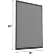 Air-Care 18-In. Wide Flexible Permanent Electrostatic Washable 1-In. Deep MERV 8 Air Filter - 18x30x1