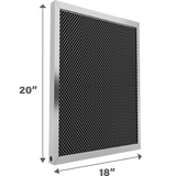 Air-Care 18-In. Wide Permanent Electrostatic Washable 1-In. Deep MERV 8 Air Filter - 18x20x1