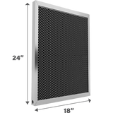 Air-Care 18-In. Wide Permanent Electrostatic Washable 1-In. Deep MERV 8 Air Filter - 18x24x1
