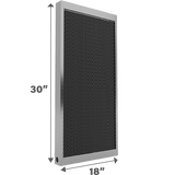 Air-Care 18-In. Wide Permanent Electrostatic Washable 1-In. Deep MERV 8 Air Filter - 18x30x1