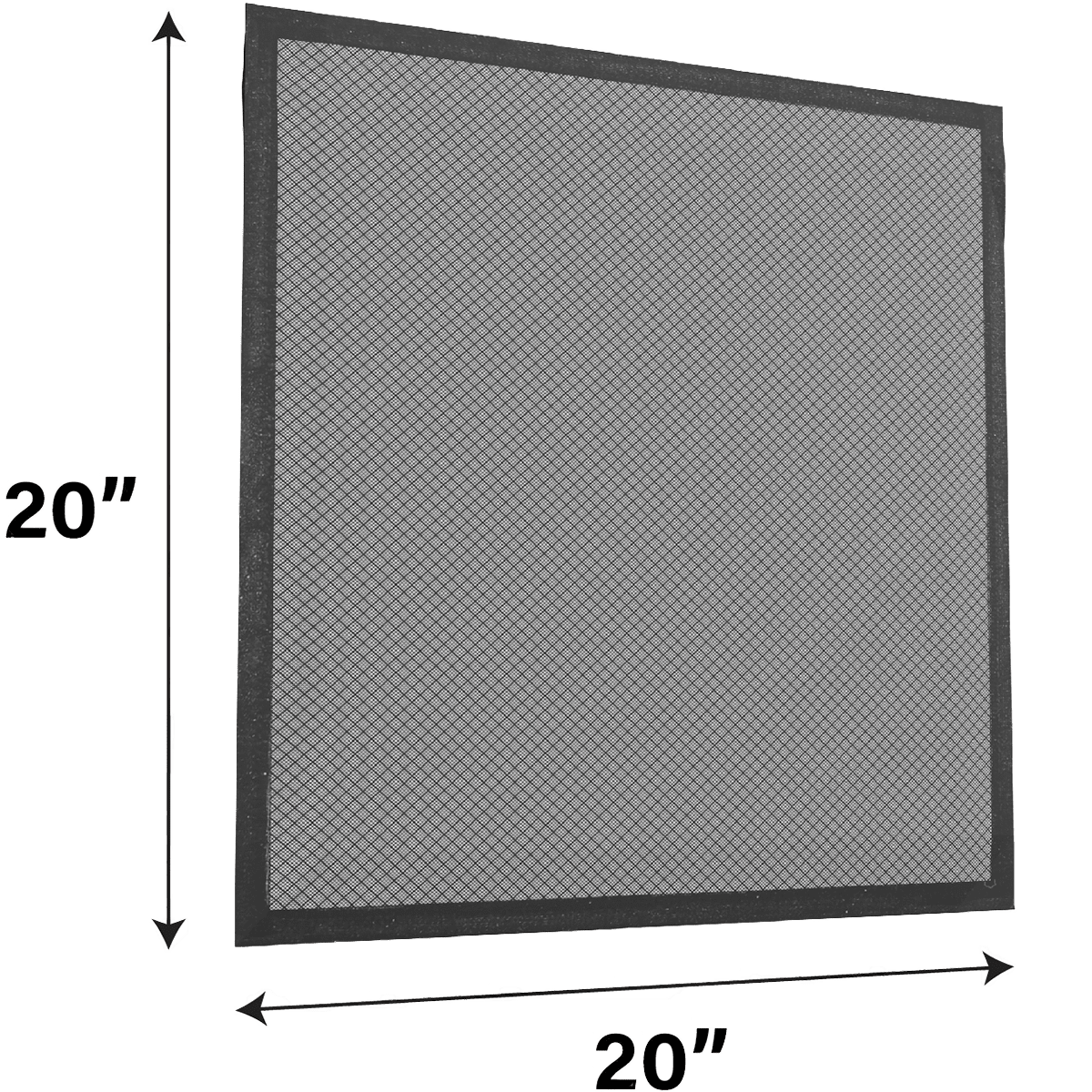Air-Care 20-In. Wide Flexible Permanent Electrostatic Washable 1-In. Deep MERV 8 Air Filter - 20x20x1