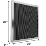 Air-Care 20-In. Wide Permanent Electrostatic Washable 1-In. Deep MERV 8 Air Filter - 20x20x1