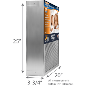 Air-Care 4-In. Deep Permanent Electrostatic Washable MERV 8 Air Filter 20 x 25