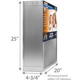 Air-Care 5-In. Deep Permanent Electrostatic Washable MERV 8 Air Filter 20 x 25