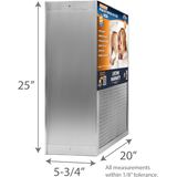 Air-Care 6-In. Deep Permanent Electrostatic Washable MERV 8 Air Filter 20 x 25