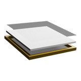 Air-Care Bio Cart Pre-filter Pad - 5-Pack - Exploded Gold Frame