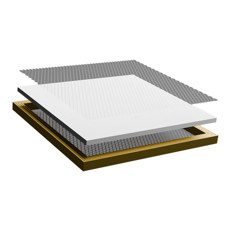 Air-Care Bio Cart Pre-filter Pad - 5-Pack - Exploded Gold Frame
