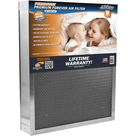 Air-Care 6-In. Deep Permanent Electrostatic Washable MERV 8 Air Filter