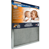 Air-Care 20-In. Wide Permanent Electrostatic Washable 1-In. Deep MERV 8 Air Filter - Angle