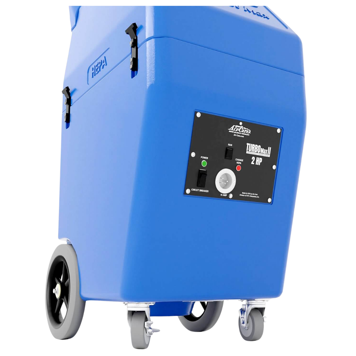 Air-Care TurboMax II 2 HP Negative Air Duct Cleaning Machine - Close-up