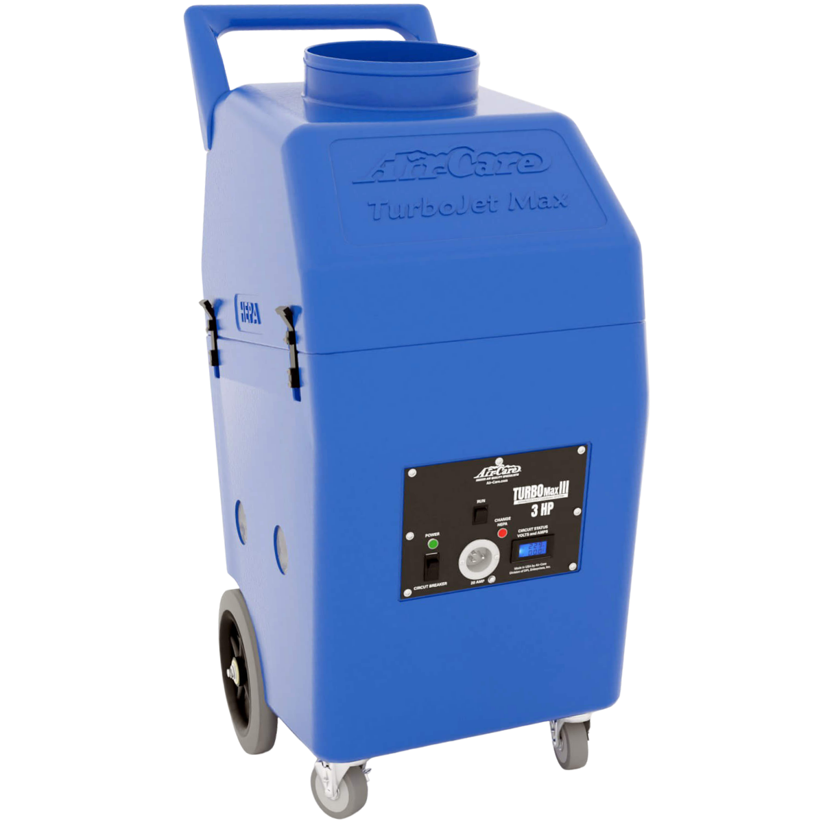 Air-Care TurboMax III 3 HP Negative Air Duct Cleaning Machine - Main