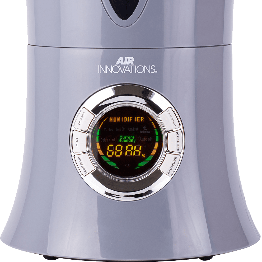Air Innovations 1.7 Gal. Ultrasonic Cool Mist Humidifier w/ Remote - Base with controls