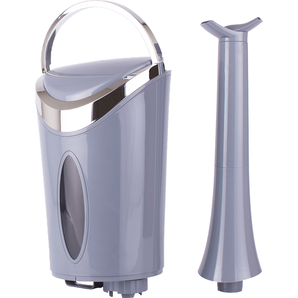 Air Innovations 1.7 Gal. Ultrasonic Cool Mist Humidifier w/ Remote - Base and extension nozzle.