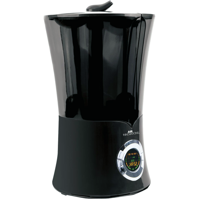 Air Innovations Cool Mist Ultrasonic Humidifier Black MH-801B-BLK - angle