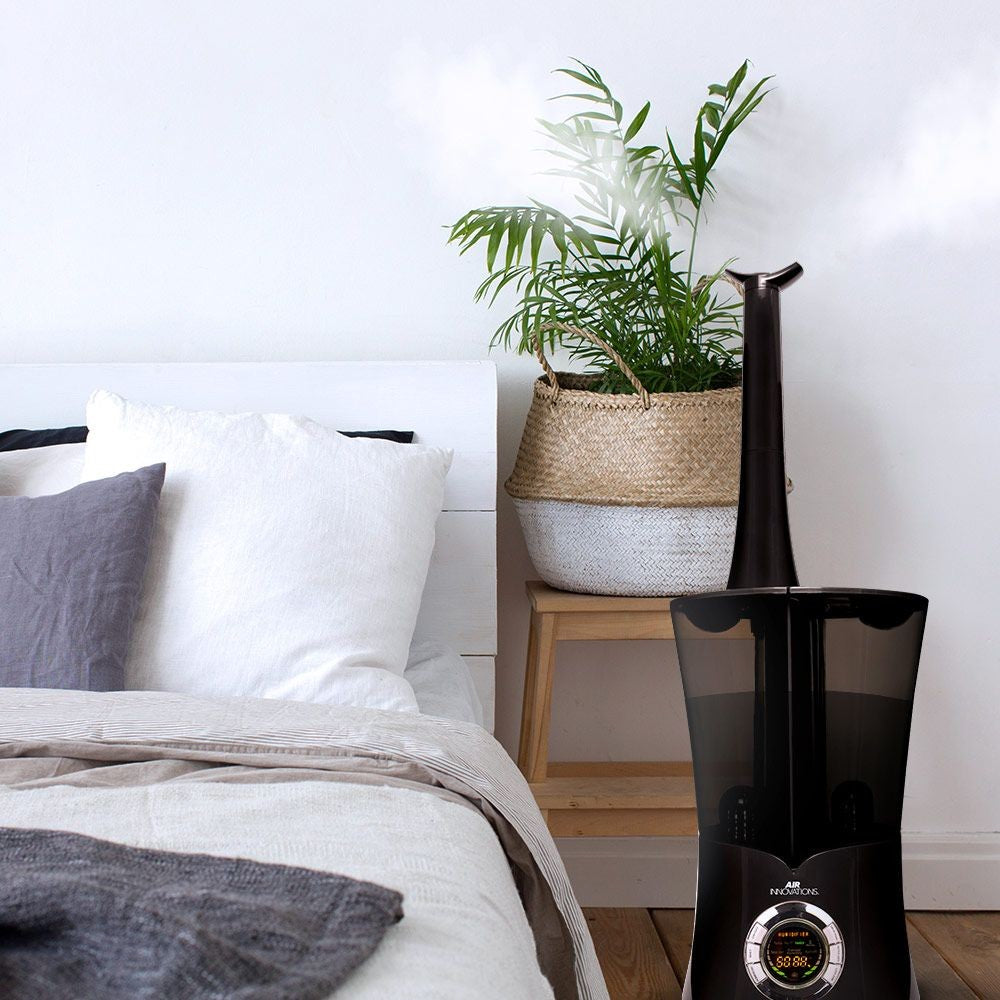 Air Innovations Cool Mist Ultrasonic Humidifier Black MH-801B-BLK