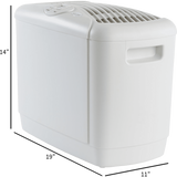 AIRCARE 5D6-700 Mini-Console Multi-room Evaporative Humidifier - Dimensions