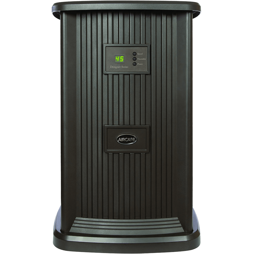 Aircare EP9800 Pedestal Humidifier Front View Espresso