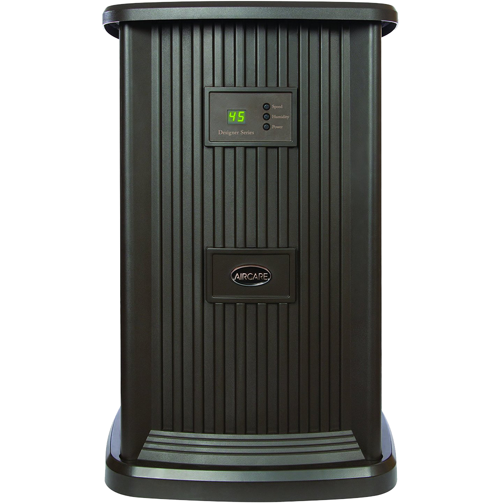 Aircare EP9800 Pedestal Humidifier Front View Espresso