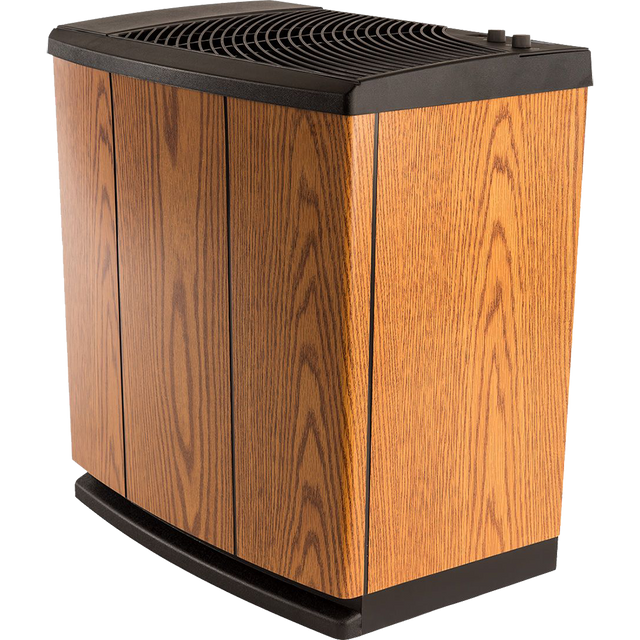 AirCare/Essick Air 4-Speed Console Style Humidifier - Light Oak Angle