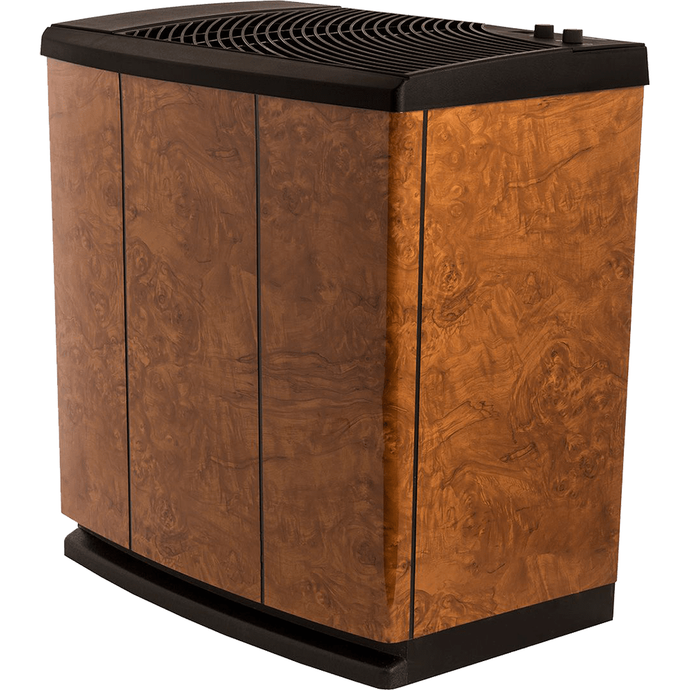 AirCare/Essick Air 4-Speed Console Style Humidifier - Oak Burl Angle