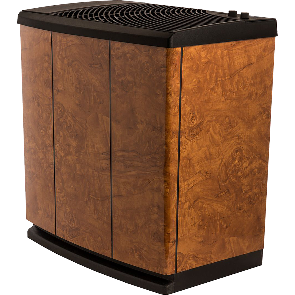 AirCare/Essick Air 4-Speed Console Style Humidifier - Oak Burl Angle