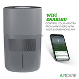 AIRCARE Mantra 1 Gal. Wi-Fi Evaporative Humidifier ME440DGRY8 - Infographic 1