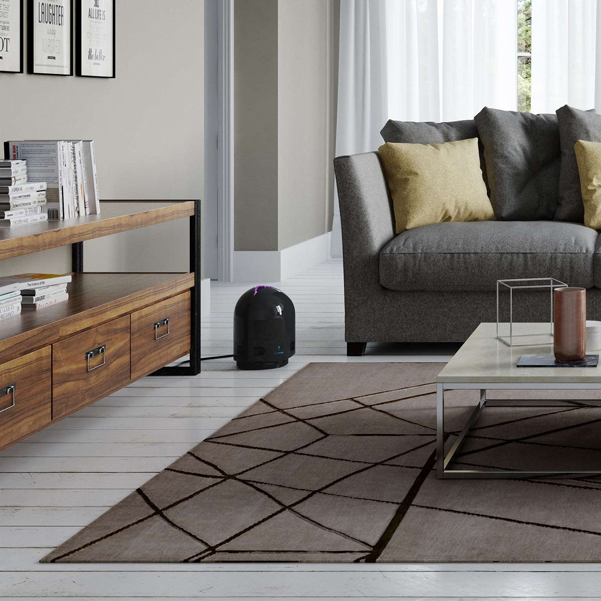 AirFree Iris 3000 Filterless Air Purifier - in use