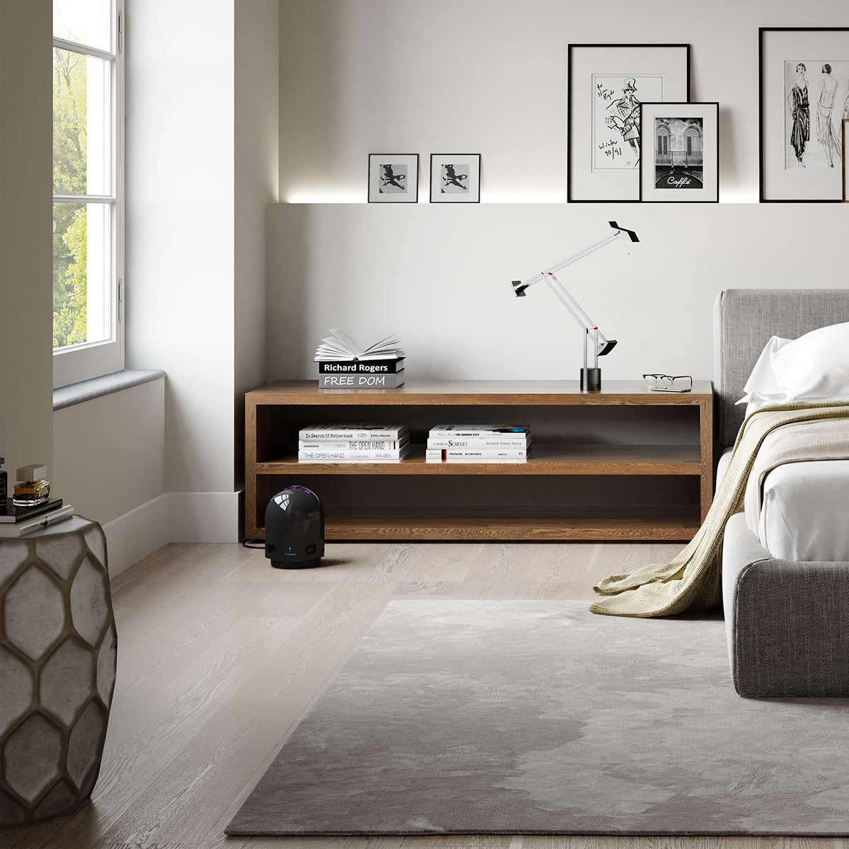 AirFree Iris 3000 Filterless Air Purifier - in use