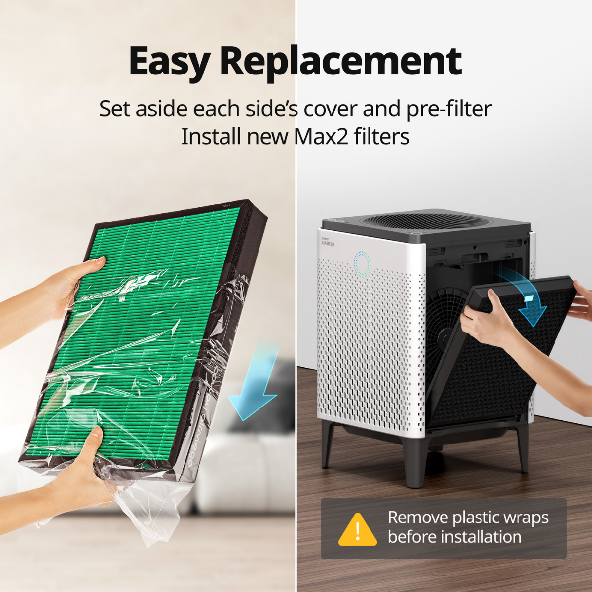 Airmega 400 Series Max2 Replacement Filter Set - Infographic 6