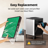 Airmega 400 Series Max2 Replacement Filter Set - Infographic 6