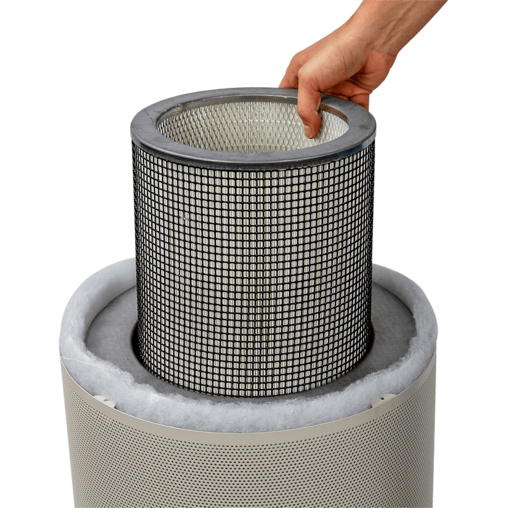 Airpura C600 Air Purifier - Cream - filter