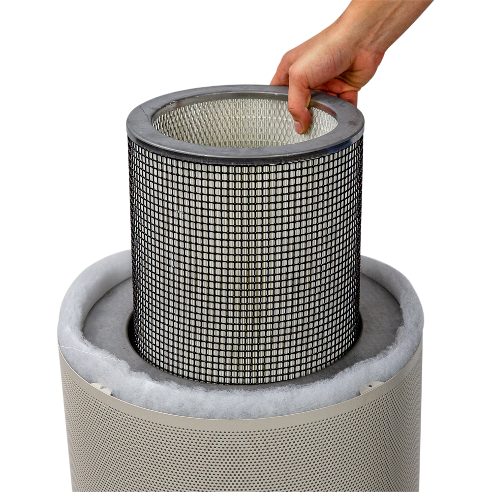 Airpura C600 Air Purifier - Cream - filter