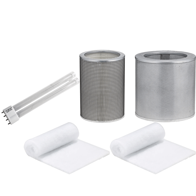 Airpura Prefilter Pk + Carbon + UV Light + HEPA Filter Bundle for UV600/700 - H-Type - Main