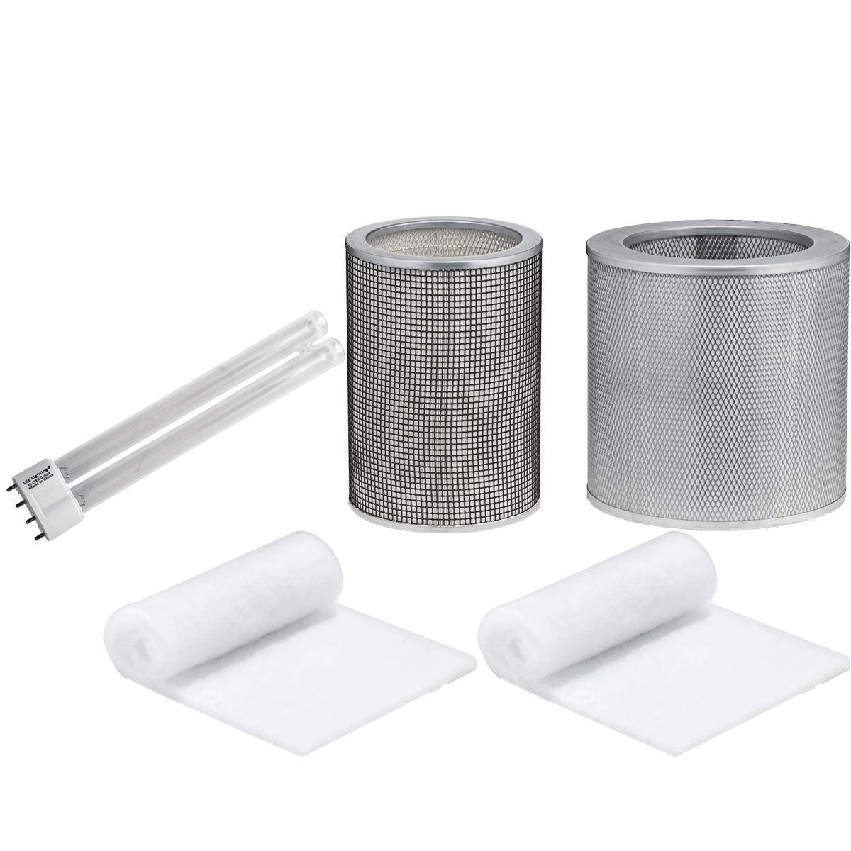 Airpura Prefilter Pk + Carbon + UV Light + Super HEPA Filter Bundle for UV614/714 - H-Type - Main