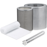 Airpura Prefilter Pk + Carbon + UV Light + HEPA Filter Bundle for UV600/700 - Group with U-Type UV Bulb