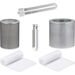 Airpura Prefilter Pk + Carbon+ UV Light + PCO Reflector + HEPA Filter Bundle for P600/700 - U-Type UV Light - Main