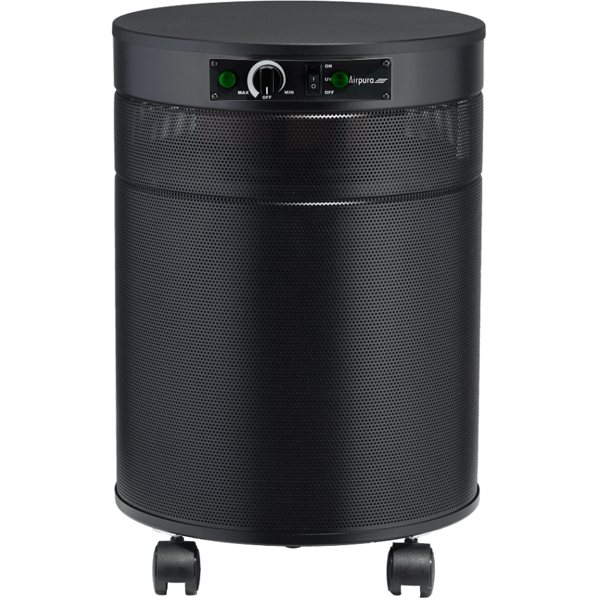 Airpura UV600 Air Purifier - Black - angle