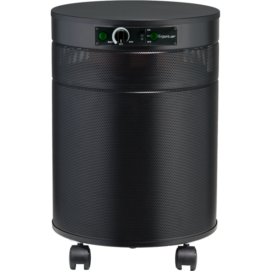 Airpura UV600 Air Purifier - Black - angle