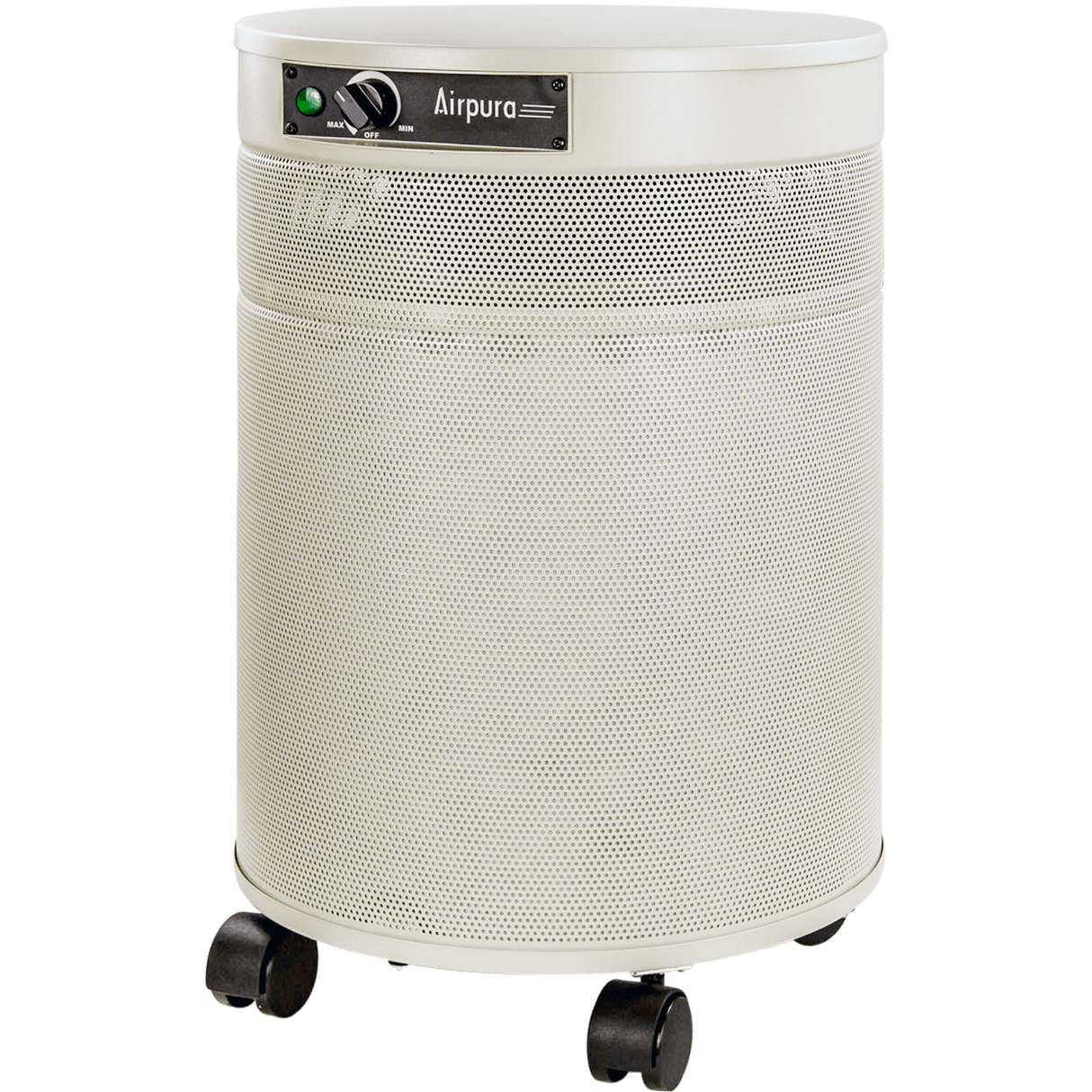 Airpura V600 Air Purifier - Cream - side angle