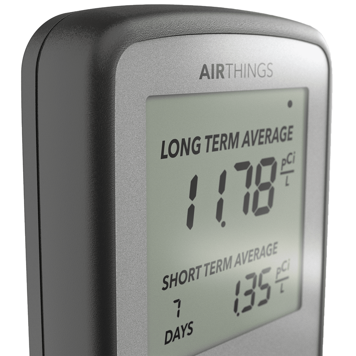 Airthings Radon Gas Monitor - Close up