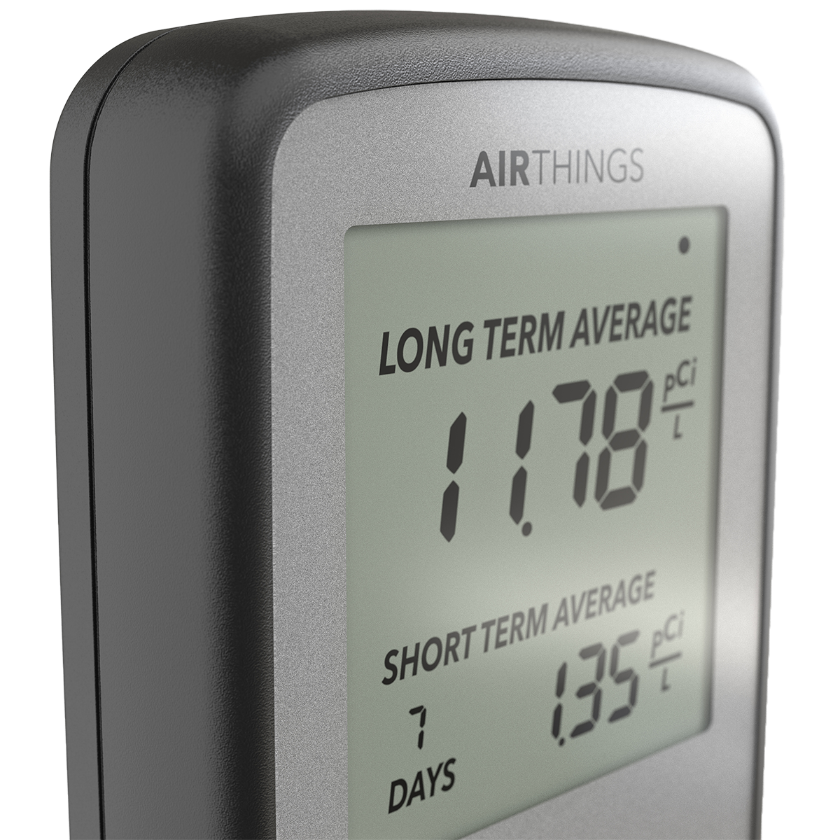 Airthings Radon Gas Monitor - Close up