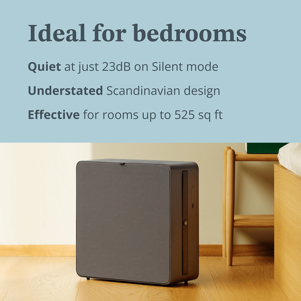 Airthings Renew Air Purifier - Infographic 1