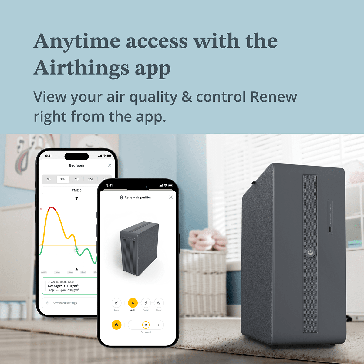Airthings Renew Air Purifier - Infographic 3