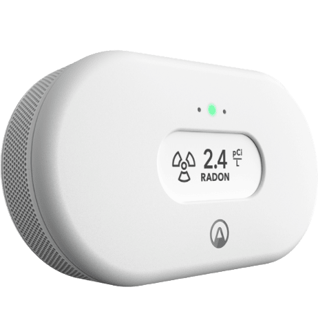 Airthings View Radon Monitor - Angle 1