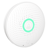 Airthings Wave Plus Smart Indoor Air Quality Monitor + Radon Detection - Angle