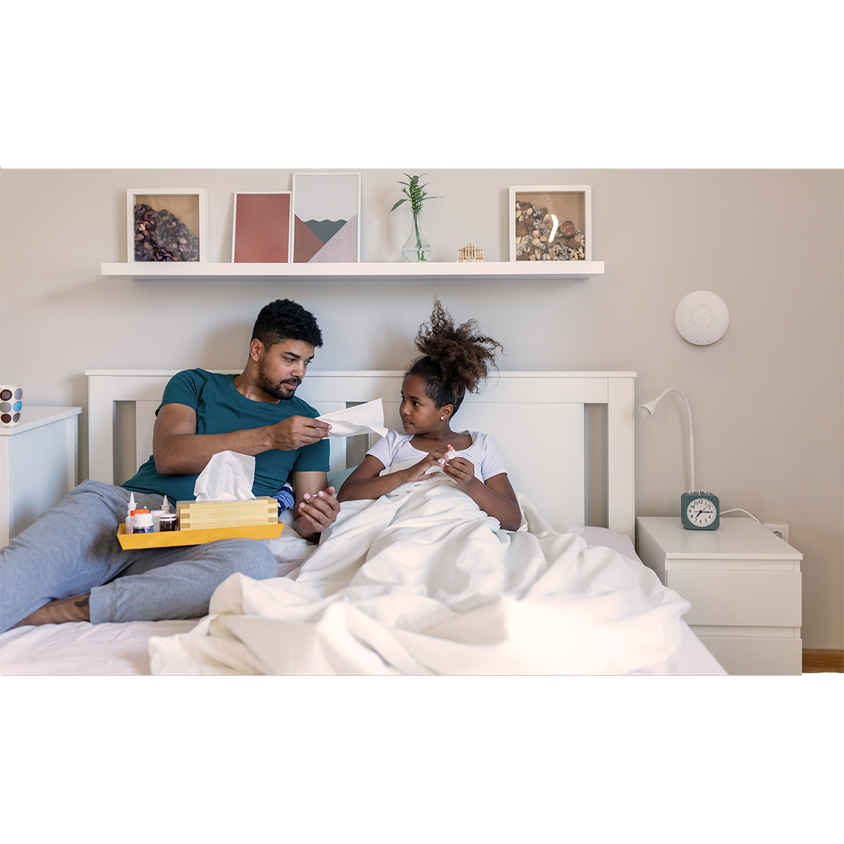 Airthings Wave Plus Smart Indoor Air Quality Monitor + Radon Detection - Lifestyle 5