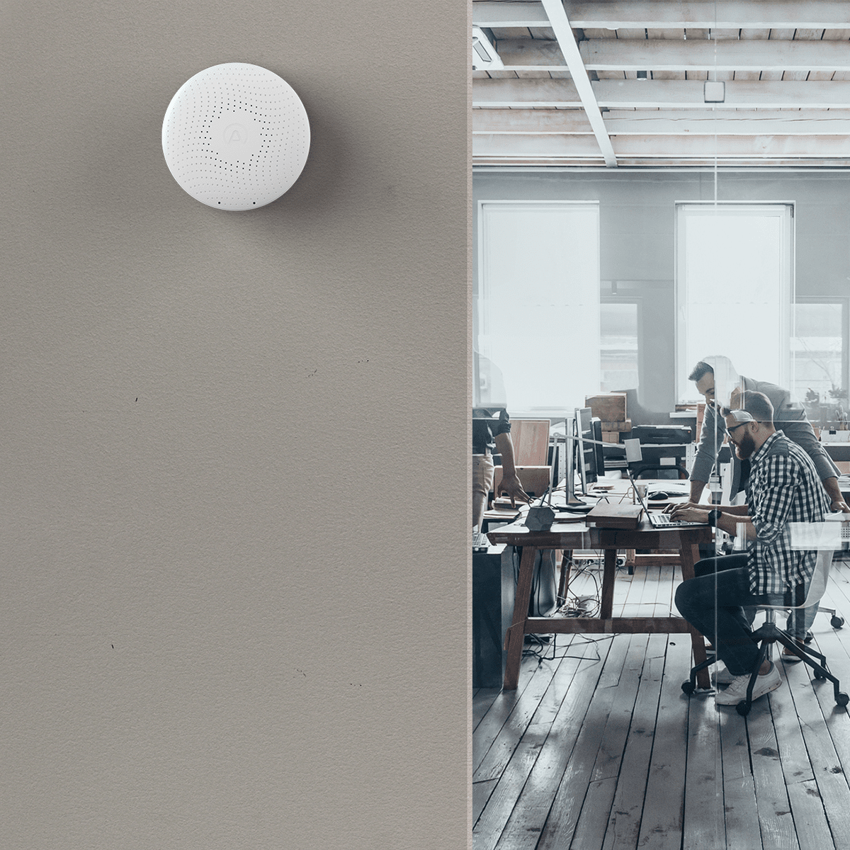 Airthings Wave Plus Smart Indoor Air Quality Monitor + Radon Detection - Lifestyle 6